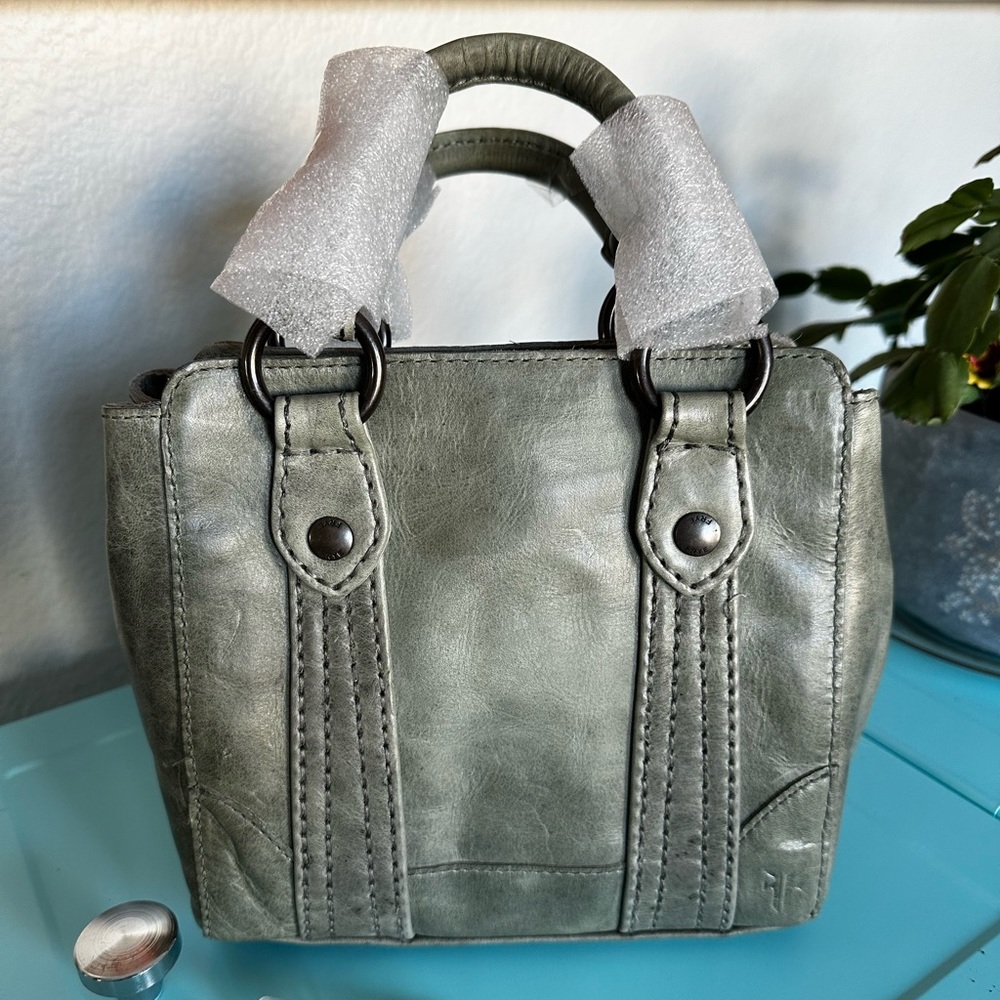 FRYE Womens Melissa Mini Leather Crossbody Tote Bag - NEW